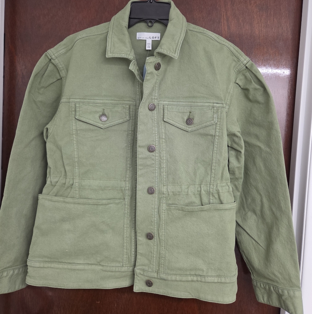 New Ann Taylor LOFT Denim Jacket XSP NWT